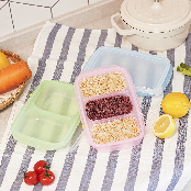 RRe plus Pink, Blue, Green, White 3 different food storage containers made in Korea
